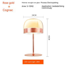 Carica l'immagine nel visualizzatore di Gallery, Nordic Glass Creative Modern Simple And Light Luxury Table Lamp
