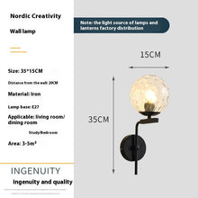 Carica l'immagine nel visualizzatore di Gallery, Modern Minimalist Creative Bedroom Bedside Wall Lamp

