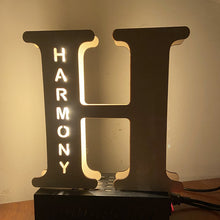 Carica l'immagine nel visualizzatore di Gallery, Personalized Custom Letter Lamp English Name Lamp
