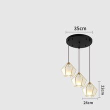 Carica l'immagine nel visualizzatore di Gallery, Postmodern Stained Glass Dining Room Chandelier
