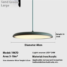 Carica l'immagine nel visualizzatore di Gallery, Dining Room Chandelier Macaron Flying Saucer Artistic Lamp
