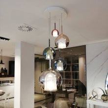 Carica l'immagine nel visualizzatore di Gallery, Nordic Restaurant Glass Chandelier Simple
