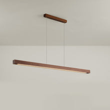 Carica l'immagine nel visualizzatore di Gallery, Japanese Style Modern Simple Zen Tea Room Solid Wood Strip Lamps
