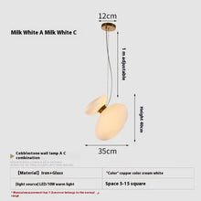 Carica l'immagine nel visualizzatore di Gallery, Lampadario Design Nordico Multicolore in Vetro Soffiato – LED Decorativo per Living, Ristoranti o Reception
