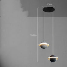 Carica l'immagine nel visualizzatore di Gallery, Planet Small Chandelier Red Single Head Bedroom Bedside Lamp
