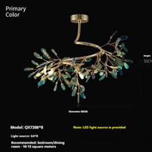 Carica l&#39;immagine nel visualizzatore di Gallery, Nordic Modern Minimalist Natural Agate Ceiling Light
