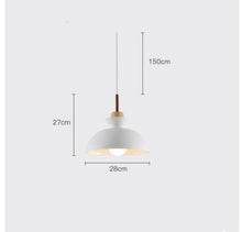 Carica l'immagine nel visualizzatore di Gallery, Nordic Style Dining Room Chandelier With Three Heads Modern Minimalist
