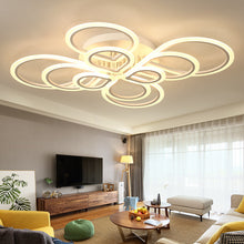 Carica l'immagine nel visualizzatore di Gallery, Lampada da soffitto a LED semplice con atmosfera anulare
