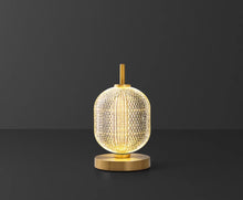 Carica l'immagine nel visualizzatore di Gallery, Lampada da tavolo per camera da letto, lampada da comodino a LED semplice e creativa
