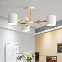 Carica l'immagine nel visualizzatore di Gallery, Nordic Style Modern Solid Wood Hall Dining Room Lamp
