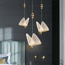 Carica l'immagine nel visualizzatore di Gallery, Light Luxury Modern Minimalist Creative Design Bar Butterfly Chandelier
