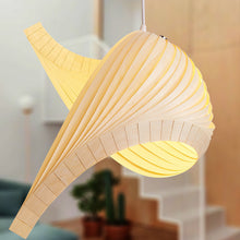 Carica l'immagine nel visualizzatore di Gallery, Creative Living Room Pendant Lamp Restaurant Wood Woven Pendant Lamp
