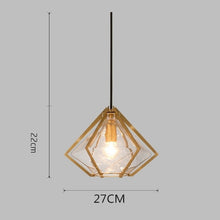 Carica l'immagine nel visualizzatore di Gallery, Postmodern Stained Glass Dining Room Chandelier
