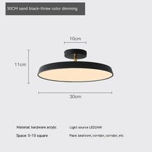 Carica l&#39;immagine nel visualizzatore di Gallery, Nordic Bedroom Hallway Corridor Simple Modern Ceiling Lamp
