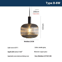 Carica l'immagine nel visualizzatore di Gallery, Italian Minimalist Bedside Lamp Bedroom Dining Room
