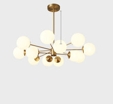 Carica l'immagine nel visualizzatore di Gallery, Lampadario Nordico a Sfere in Vetro – Eleganza Moderna per il Living
