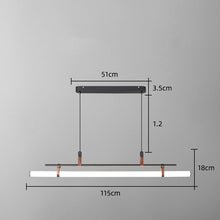 Carica l'immagine nel visualizzatore di Gallery, One Line Hanging Lamp For Restaurant Bar Counter
