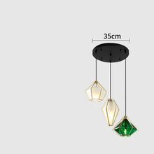 Carica l'immagine nel visualizzatore di Gallery, Postmodern Stained Glass Dining Room Chandelier
