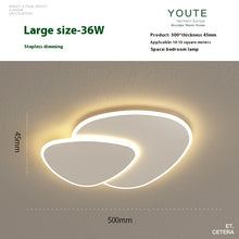 Carica l'immagine nel visualizzatore di Gallery, Lampada da Soffitto Moderna – Design Triangolare Morbido per Camera da Letto
