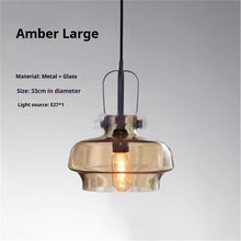 Carica l'immagine nel visualizzatore di Gallery, Retro Industrial Style Lighting Bar Glass Chandelier
