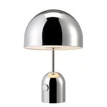 Carica l'immagine nel visualizzatore di Gallery, Mushroom Living Room Bedroom Bedside Rose Gold Exhibition Hall Lamp
