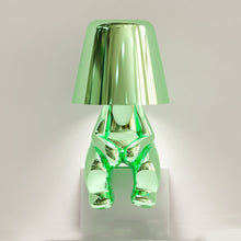 Carica l'immagine nel visualizzatore di Gallery, Lampada da Tavolo Mr WHO – Design Scultoreo Dorato
