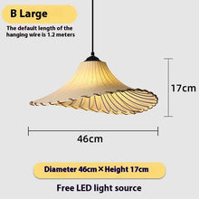 Carica l'immagine nel visualizzatore di Gallery, Creative Straw Hat B &amp; B Hot Pot Restaurant Tea Room Clothing Store Simple Restaurant Japanese Lotus Lamp
