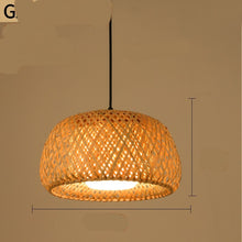 Carica l'immagine nel visualizzatore di Gallery, Bamboo Chandelier Chinese Restaurant Hotel Homestay Bedroom Balcony Lantern Rice Lamp
