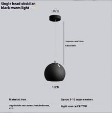 Carica l'immagine nel visualizzatore di Gallery, Ball Chandelier Post-modern Living Room Table Lighting Creative Art Bedroom Bedside Lamps
