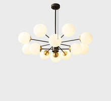 Carica l'immagine nel visualizzatore di Gallery, Lampadario Nordico a Sfere in Vetro – Eleganza Moderna per il Living
