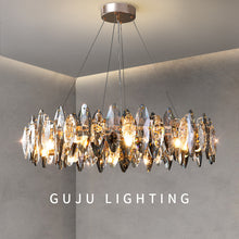 Carica l'immagine nel visualizzatore di Gallery, Lampadario di Cristallo K9 – Lusso Moderno per Soggiorno e Hotel
