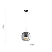 Carica l'immagine nel visualizzatore di Gallery, Lampadario in Vetro Soffiato e Rame
