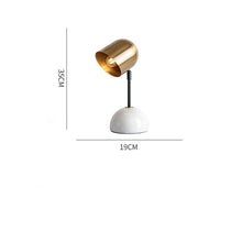 Carica l'immagine nel visualizzatore di Gallery, Simple Marble Metal Model Hotel Table Lamp
