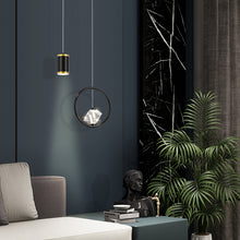 Carica l'immagine nel visualizzatore di Gallery, Lampada a Sospensione “Starry Sky” con Effetto Cielo Stellato – Design Minimal Modern
