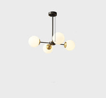 Carica l'immagine nel visualizzatore di Gallery, Lampadario Nordico a Sfere in Vetro – Eleganza Moderna per il Living
