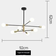 Carica l'immagine nel visualizzatore di Gallery, Lampadario Nordico a Sfere LED – Design Minimal per Sala da Pranzo
