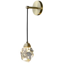 Carica l'immagine nel visualizzatore di Gallery, Light Luxury Crystal Modern Living Room Background Copper Wall Lamp
