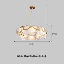 Carica l'immagine nel visualizzatore di Gallery, Lampadario Nuvola in Vetro Fumé e Ottone
