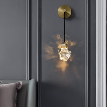 Carica l'immagine nel visualizzatore di Gallery, Light Luxury Crystal Modern Living Room Background Copper Wall Lamp
