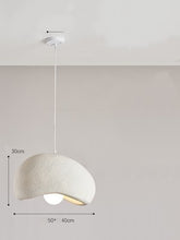 Carica l'immagine nel visualizzatore di Gallery, Cloud Chandelier With Micro Cement Cream French Bar Island Restaurant
