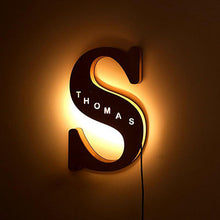Carica l'immagine nel visualizzatore di Gallery, Personalized Custom Letter Lamp English Name Lamp
