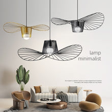 Carica l'immagine nel visualizzatore di Gallery, Straw Hat Chandelier Nordic Simple Creative Dining Room Bedroom
