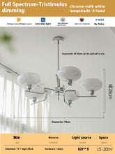 Carica l'immagine nel visualizzatore di Gallery, Living Room Chandelier Retro Cream Bedroom Dining Room Lamps
