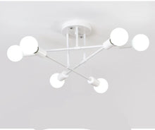 Carica l'immagine nel visualizzatore di Gallery, Bedroom Living Room Dining Room 6 Head Ceiling Lights Industrial Wind Iron Art
