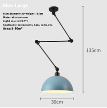 Carica l'immagine nel visualizzatore di Gallery, Simple And Adjustable Lamp Creative Dining Room Bedroom Collapsible Chandelier

