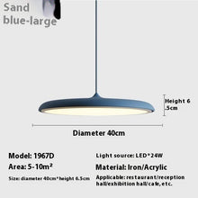Carica l'immagine nel visualizzatore di Gallery, Dining Room Chandelier Macaron Flying Saucer Artistic Lamp
