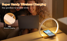 Carica l'immagine nel visualizzatore di Gallery, Wireless Fast Charging Touch Night Light Solid Wood
